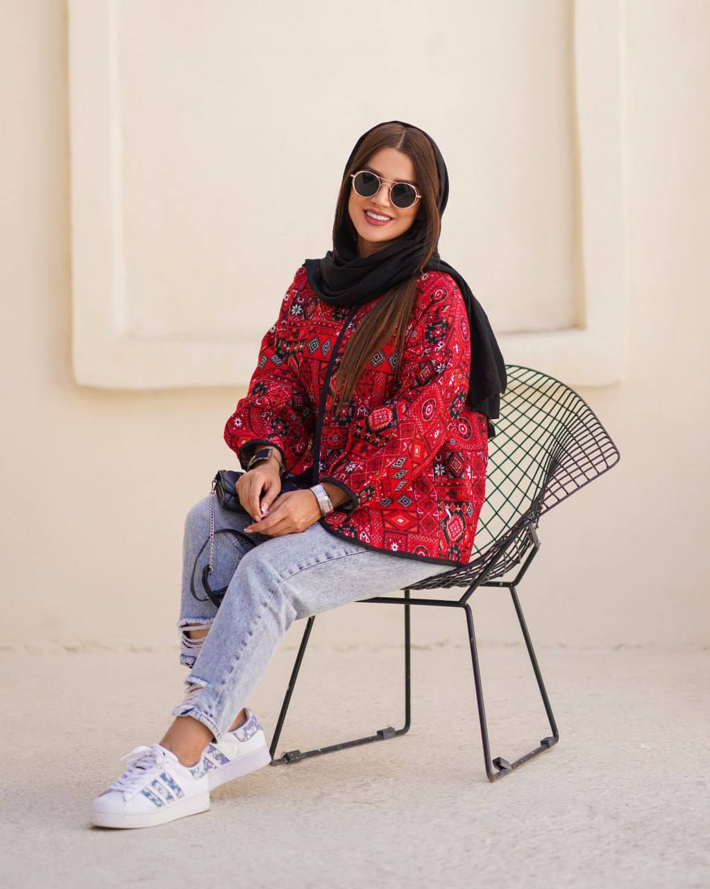 کت با طرح سنتی - استایل نوروزی زنانه