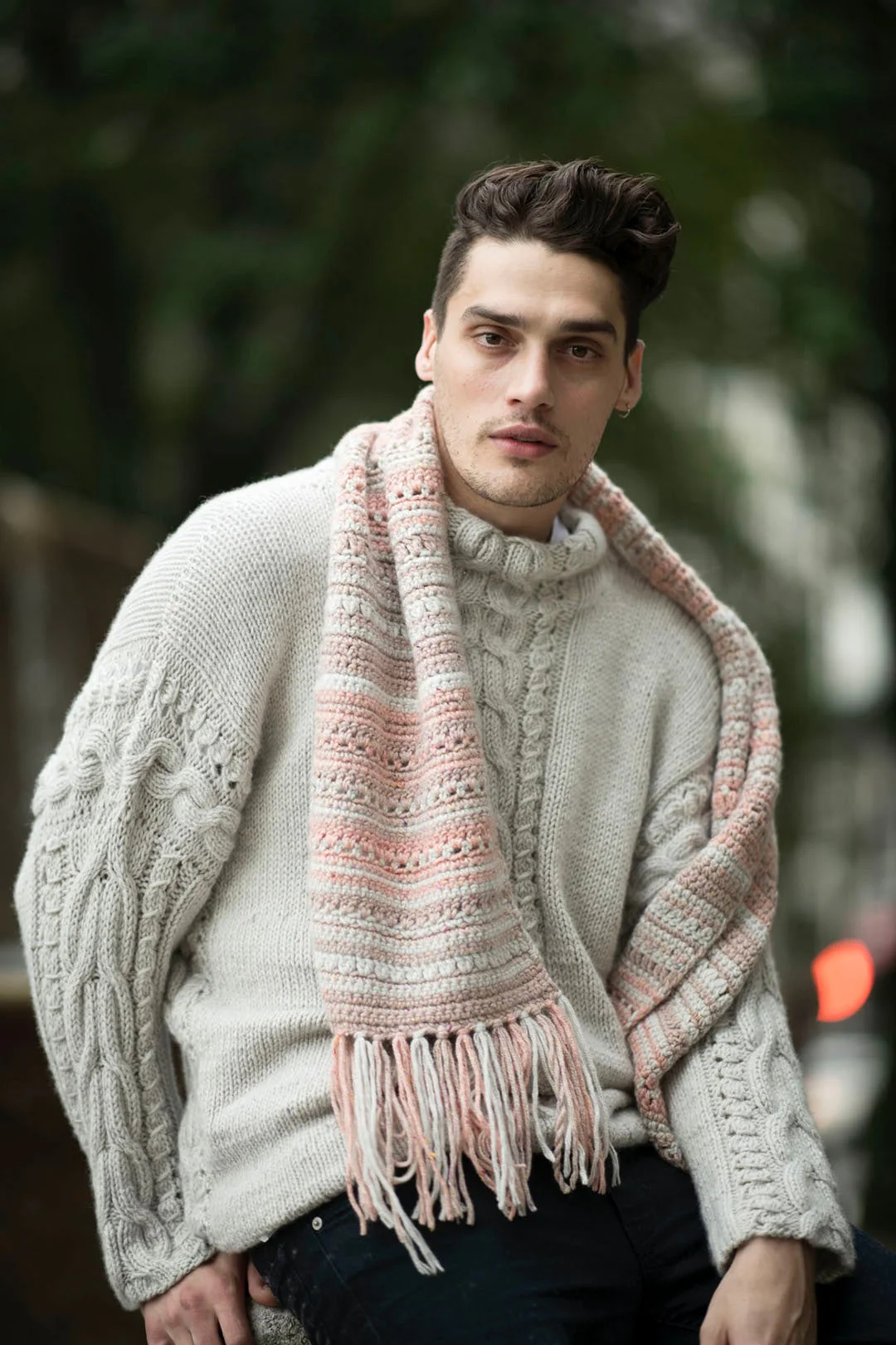 شالهای ریشریشدار (Fringe Scarves)