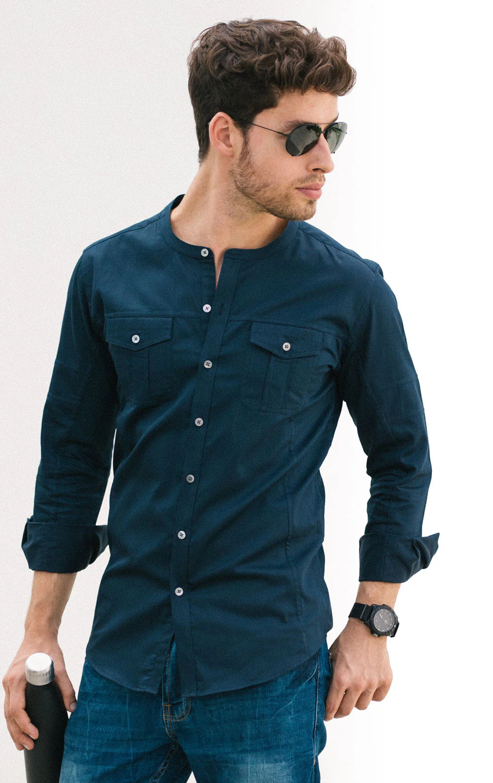 تیپ اسپرت مردانه - استایل تک رنگ اسپرت مردانه (Solid Same Color)